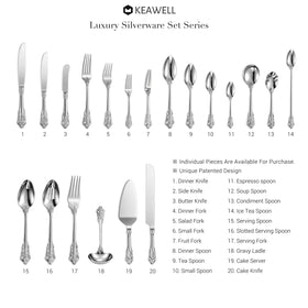 KEAWELL demitasse spoons with mirror-polished surface for elegant table moments.
