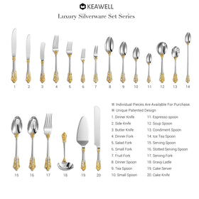 KEAWELL demitasse spoons with mirror-polished finish for refined table moments.