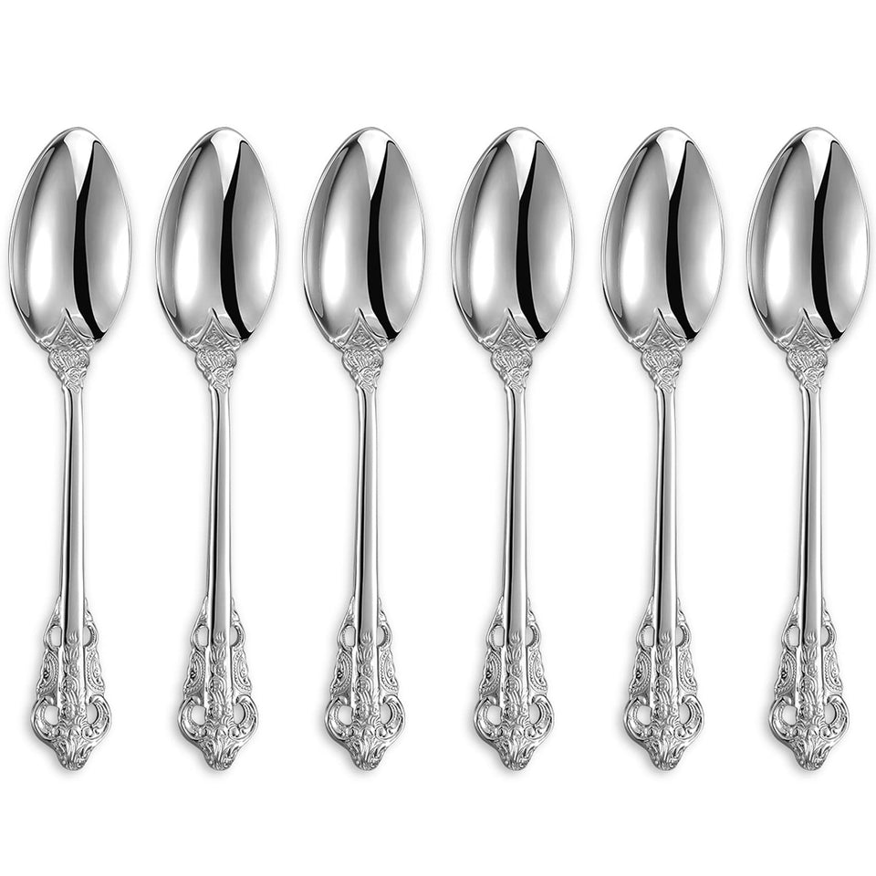 KEAWELL espresso spoons set of 6 with polished finish for stylish coffee service.