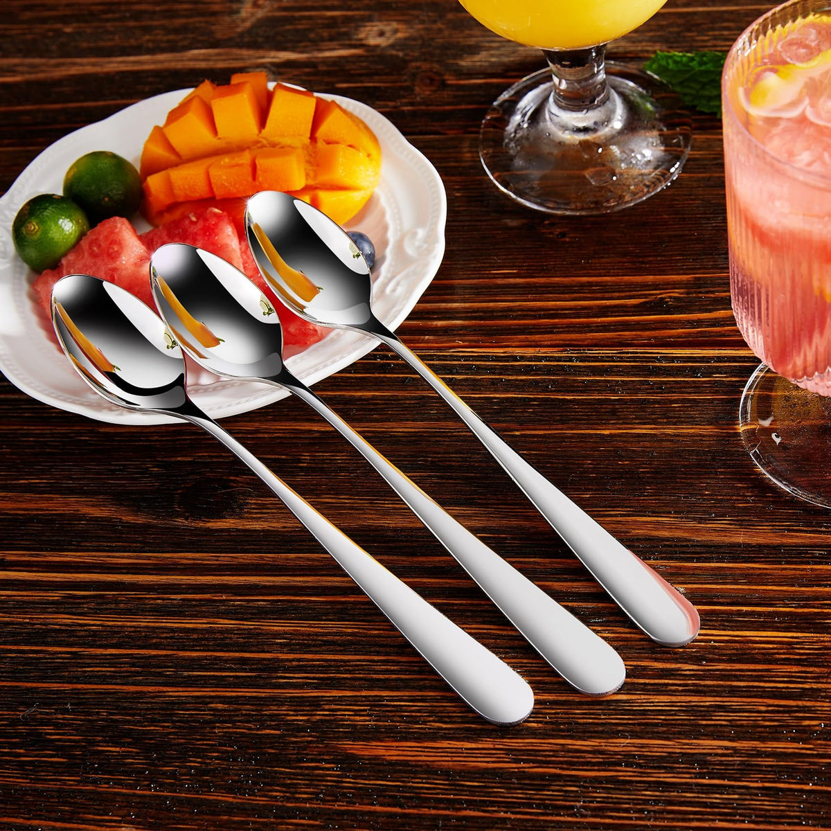 KEAWELL Long-handle spoons reach tall mugs and jars with ease