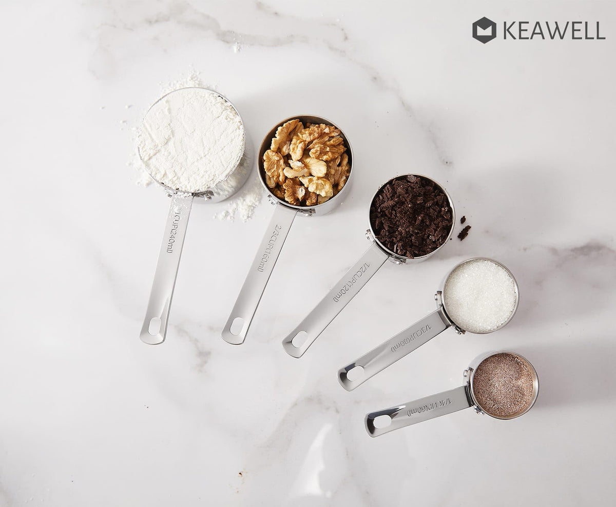 KEAWELL 1-3 cup size, compact and accurate for recipes.