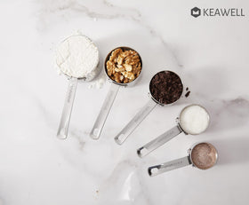 KEAWELL 1-3 cup size, compact and accurate for recipes.