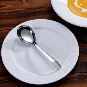 Versatile spoon for miso, noodles, and wontons