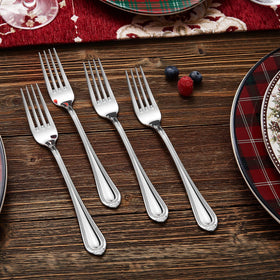 KEAWELL Pearl Edge mirror-finish fork brightens any table setting.