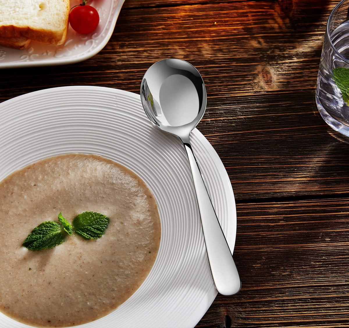 KEAWELL Louise spoon's elegant handle suits formal dining settings