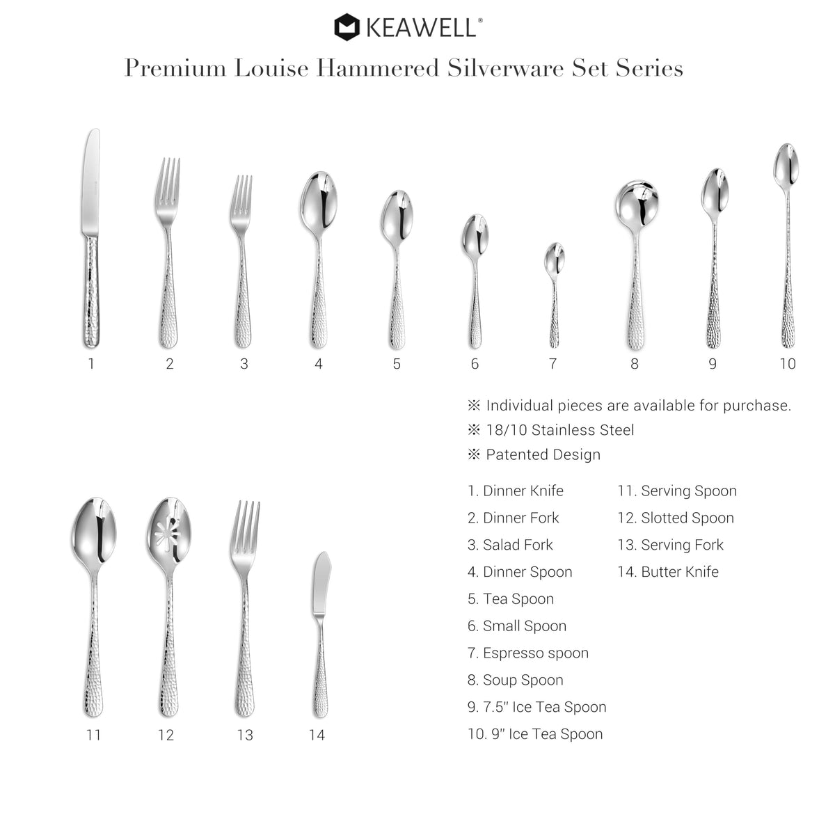KEAWELL tea and coffee serving spoons in use during brunch.