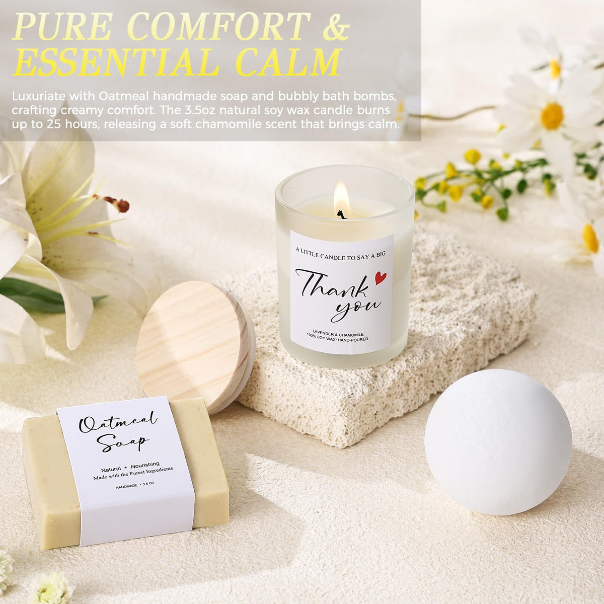 Keckensr handmade oatmeal soap provides soothing, nourishing lather.