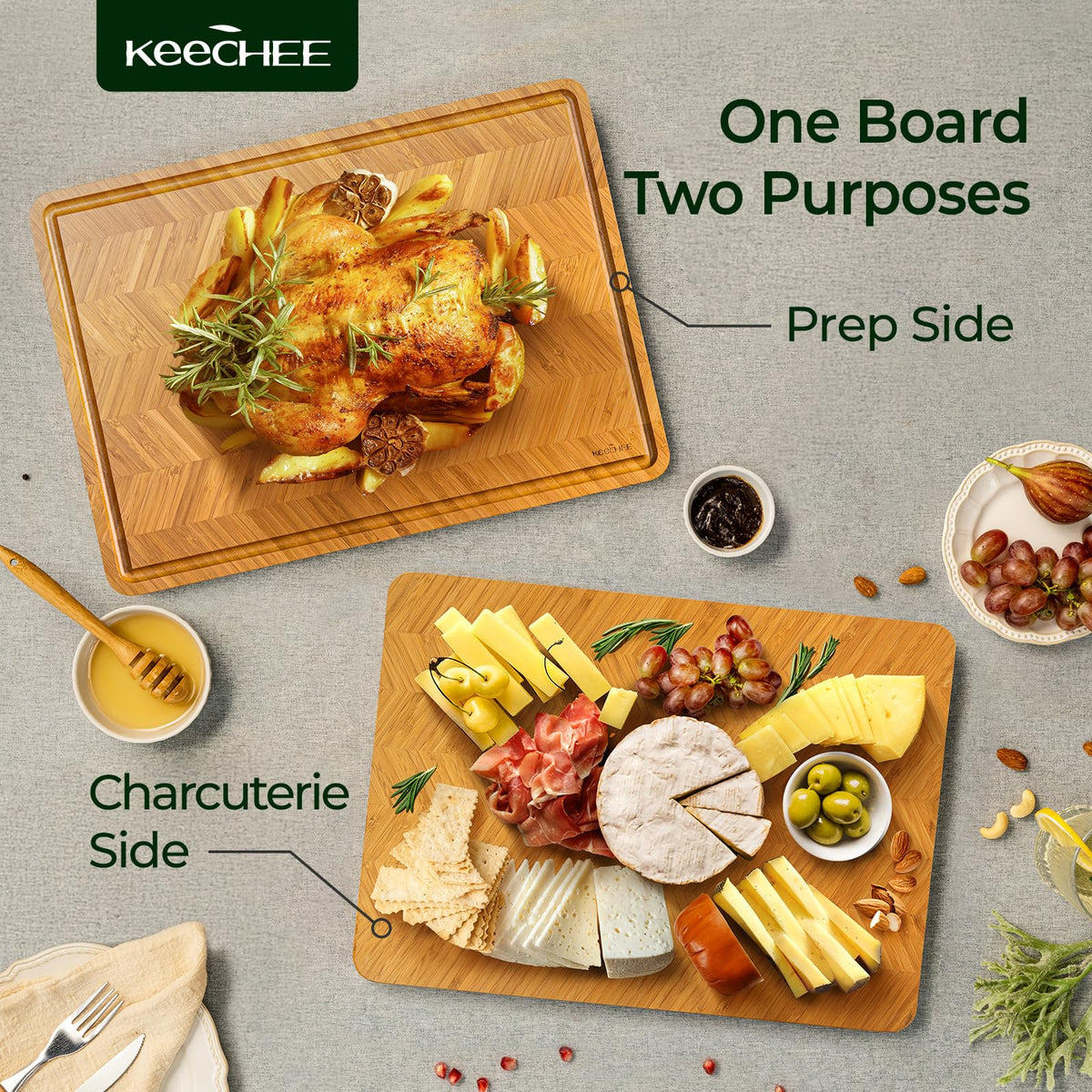 Keechee Atelier bamboo stand keeps boards organized and air-dried
