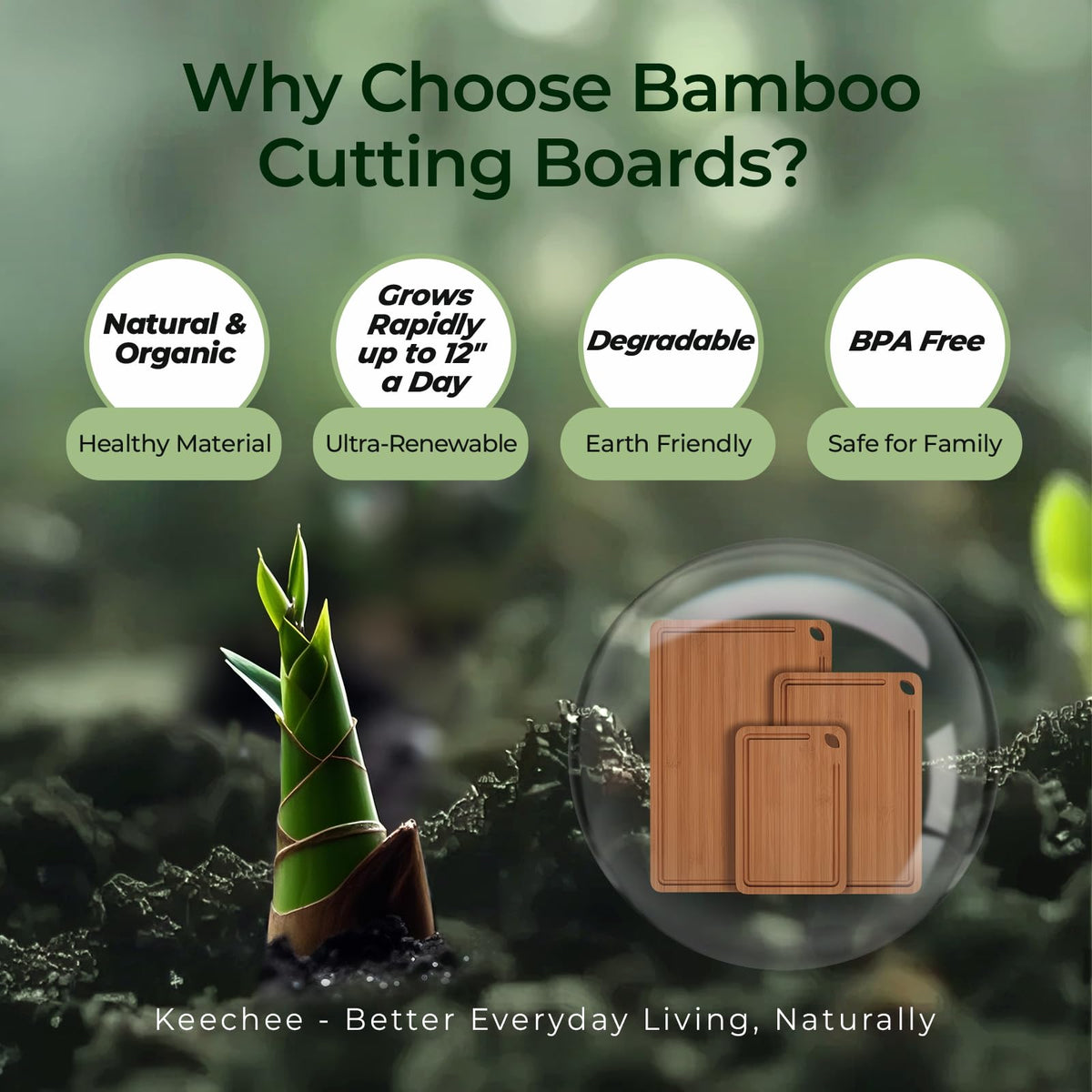 Keechee cutting board makes a stylish, practical gift for home cooks.