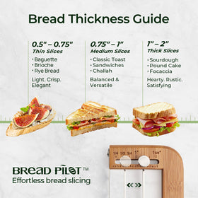 Keechee Bread Pilot ergonomic bamboo handle for comfortable ambidextrous use
