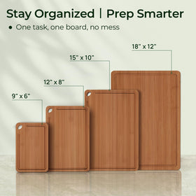 Keechee carbonized bamboo board with dark finish resists moisture.