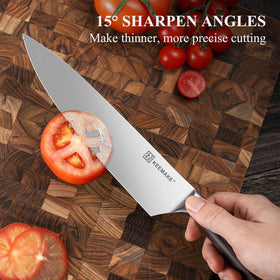 KEEMAKE Chef Knife durable blade remains rust-resistant through daily kitchen tasks.
