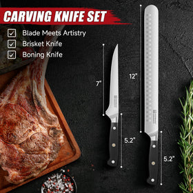 KEEMAKE high-carbon steel blades resist dulling longer.