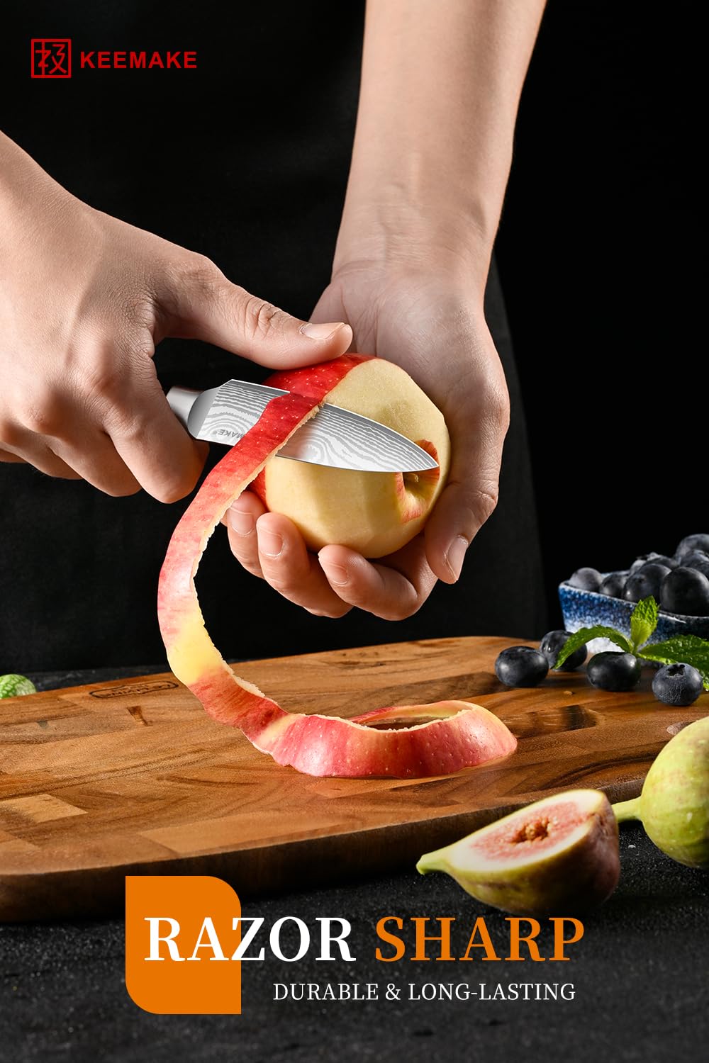 KEEMAKE paring knife gift box packaging for elegant gifting