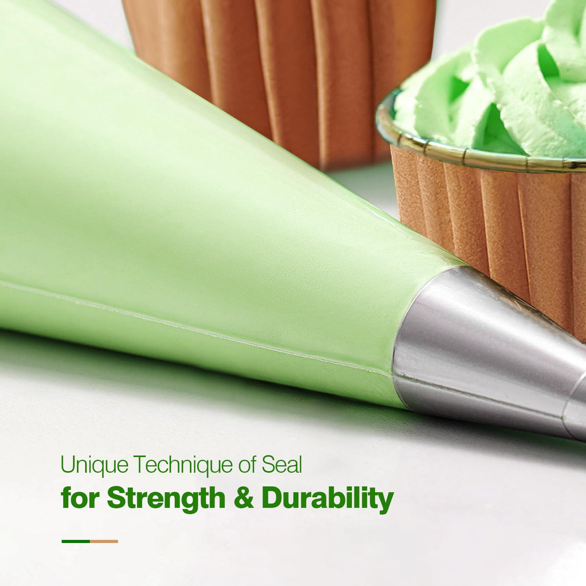 Keenpioneer commercial-grade pastry bags for professional chefs and home bakers.