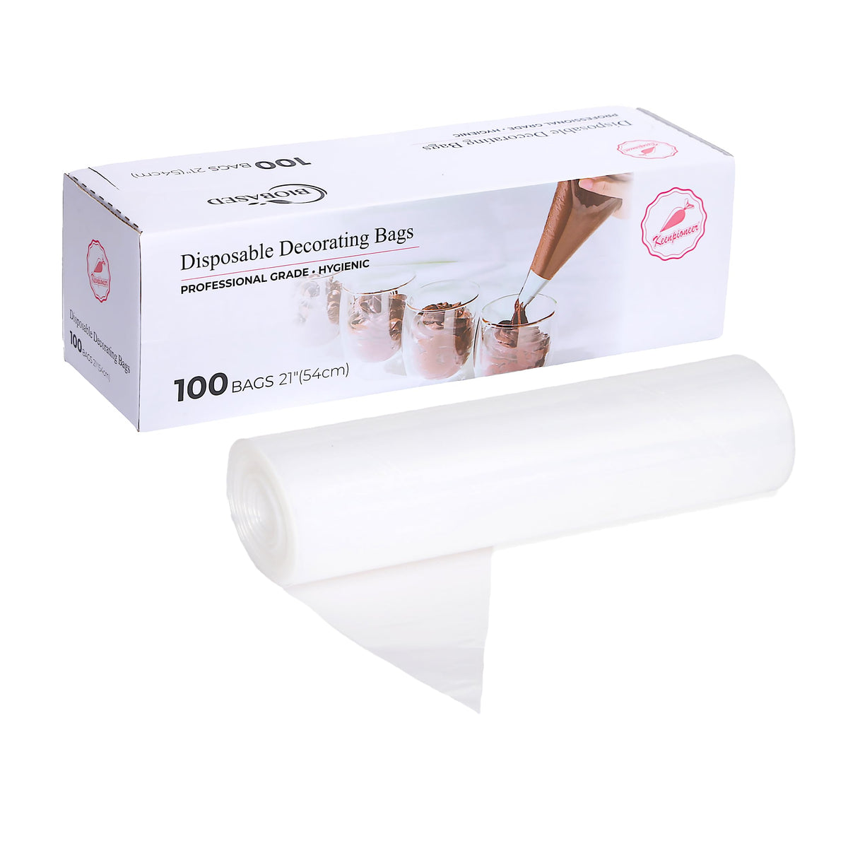 Keenpioneer dispenser box packaging keeps bags clean and ready to use.