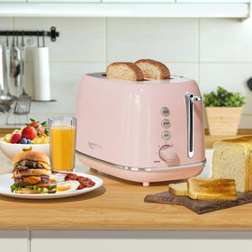 Keenstone toaster with removable crumb tray for easy cleanup.