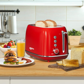 Keenstone retro toaster in kitchen setup, compact and stylish