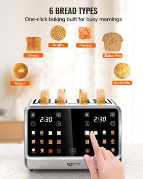 Keenstone single-slot energy-saving mode for efficient toasting