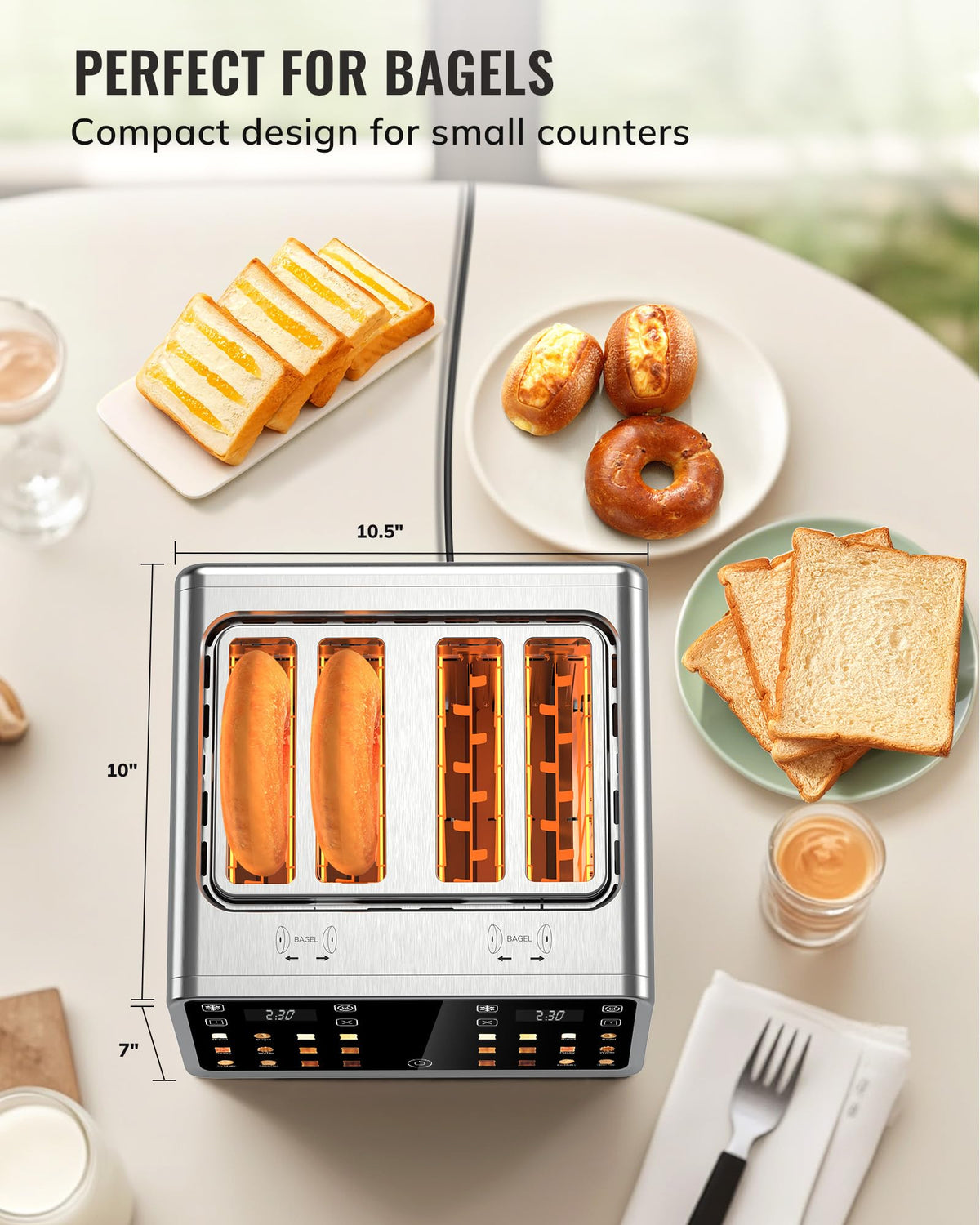 Keenstone presets include gluten-free and waffle+ for versatile breads.