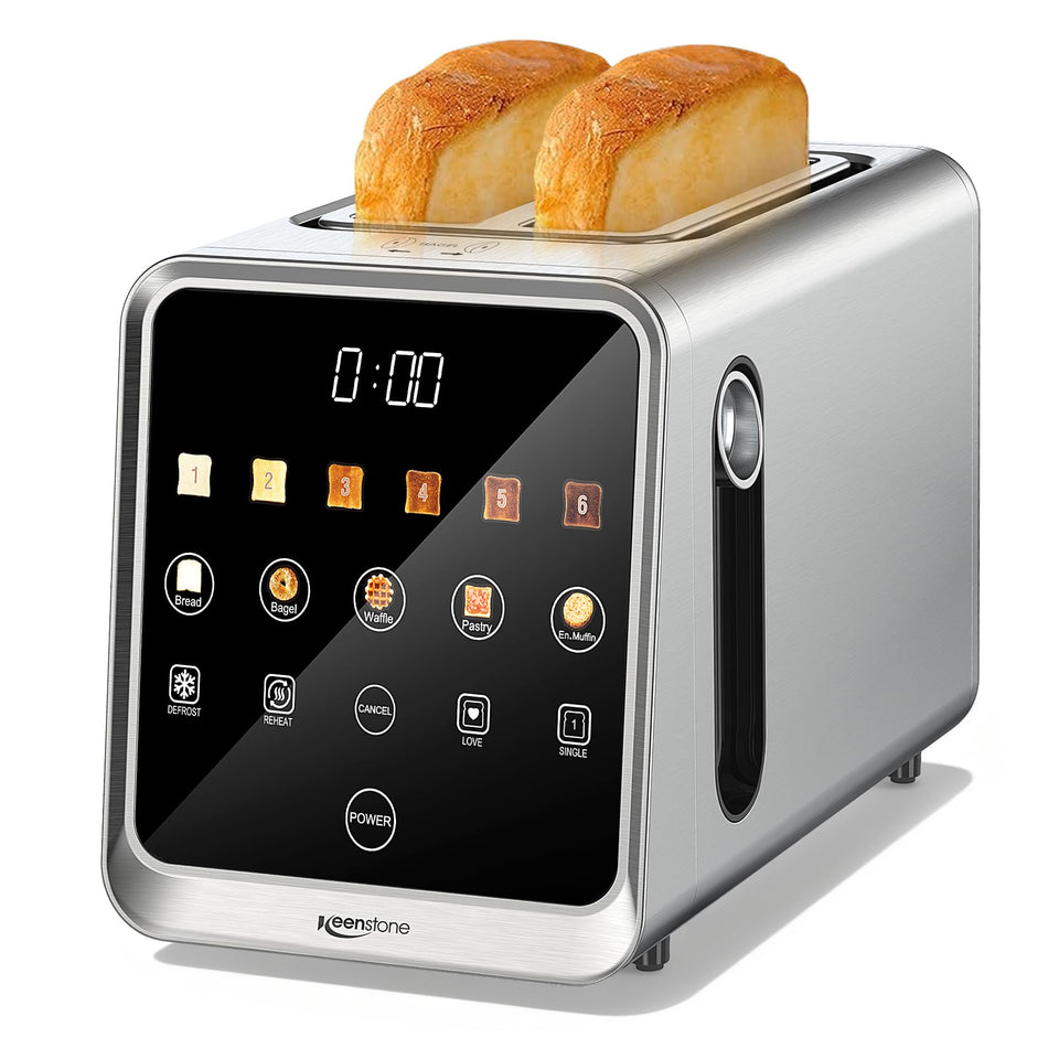 Keenstone Toaster TiltControl touchscreen eases busy family mornings
