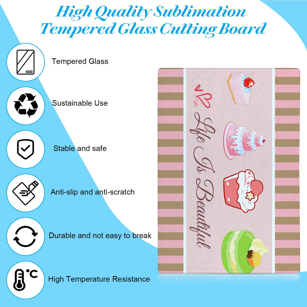 Keepwaters six-pack sublimation blanks offering versatile options for multiple projects