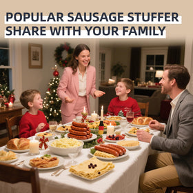 Keerain sausage stuffer compact storage fits small home kitchens.