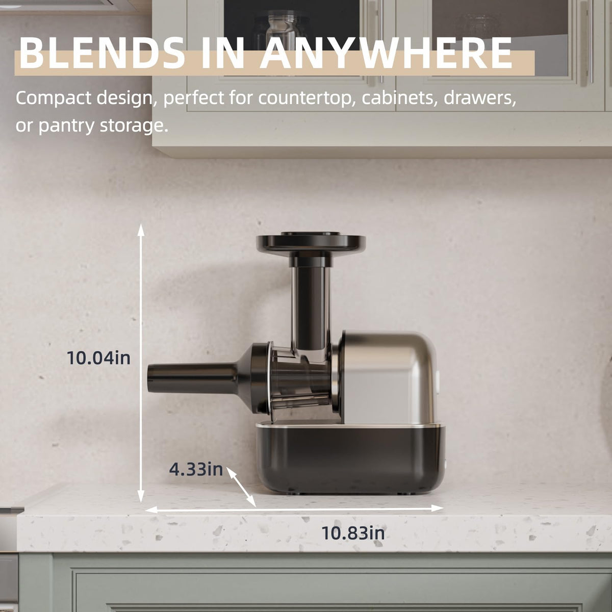 Keerain sausage stuffer removable chopping compartment simplifies cleaning after use.