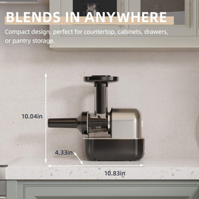 Keerain sausage stuffer removable chopping compartment simplifies cleaning after use.