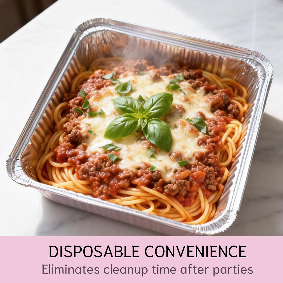 Keesnovex 40-pack meal prep pan ideal for single-layer meals.