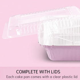 Keesnovex 40-pack pan with lid ready for stacking and serving.