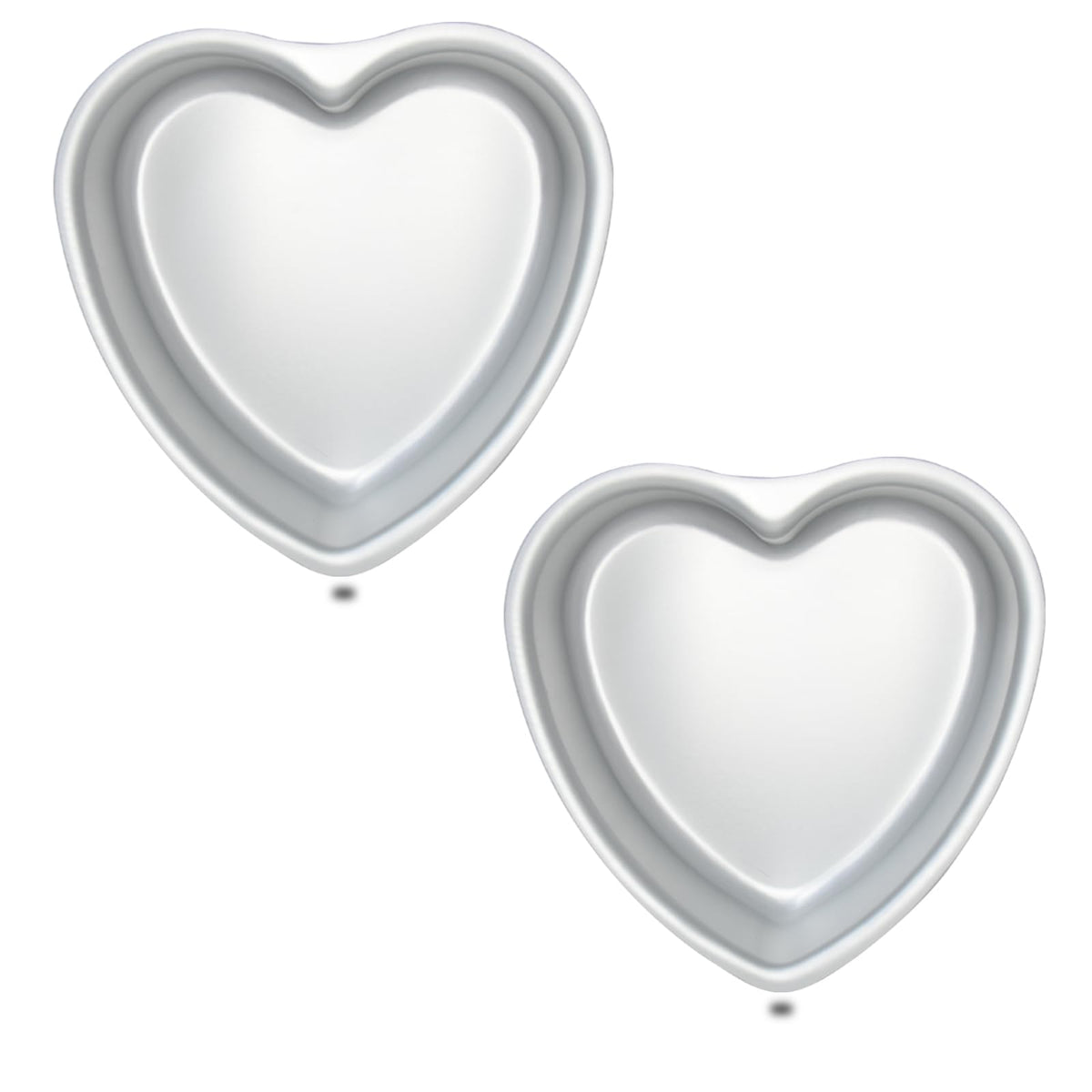Kefyixc heart-shaped cake pan 8-inch set of 2 for festive baking