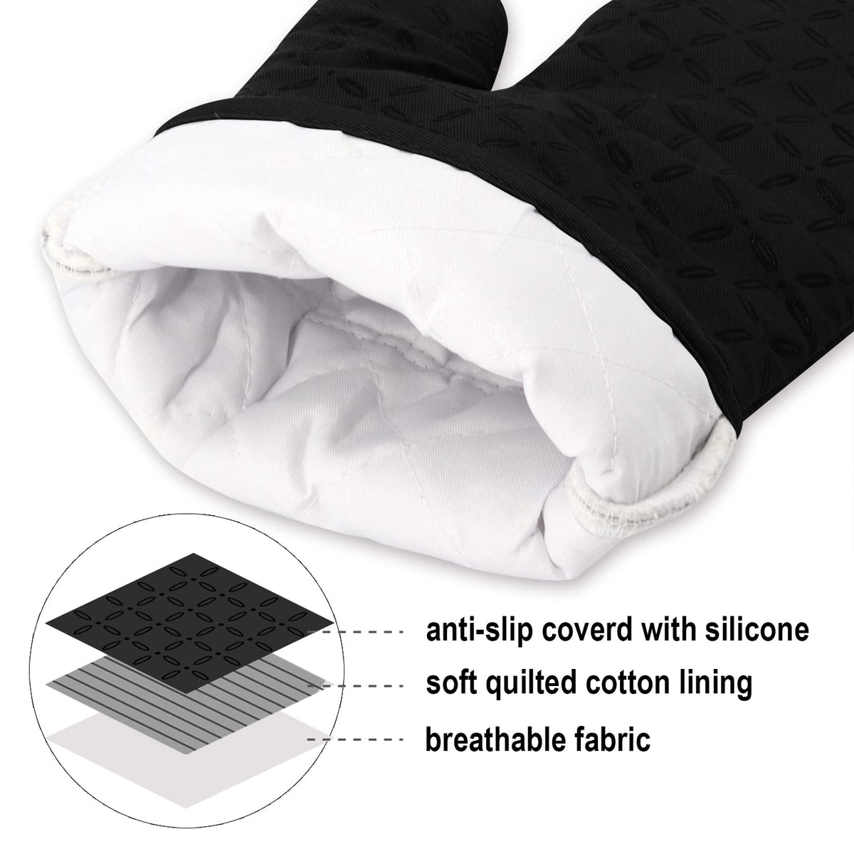 KEGOUU pot holders 7x7in providing reliable protection during grilling and baking
