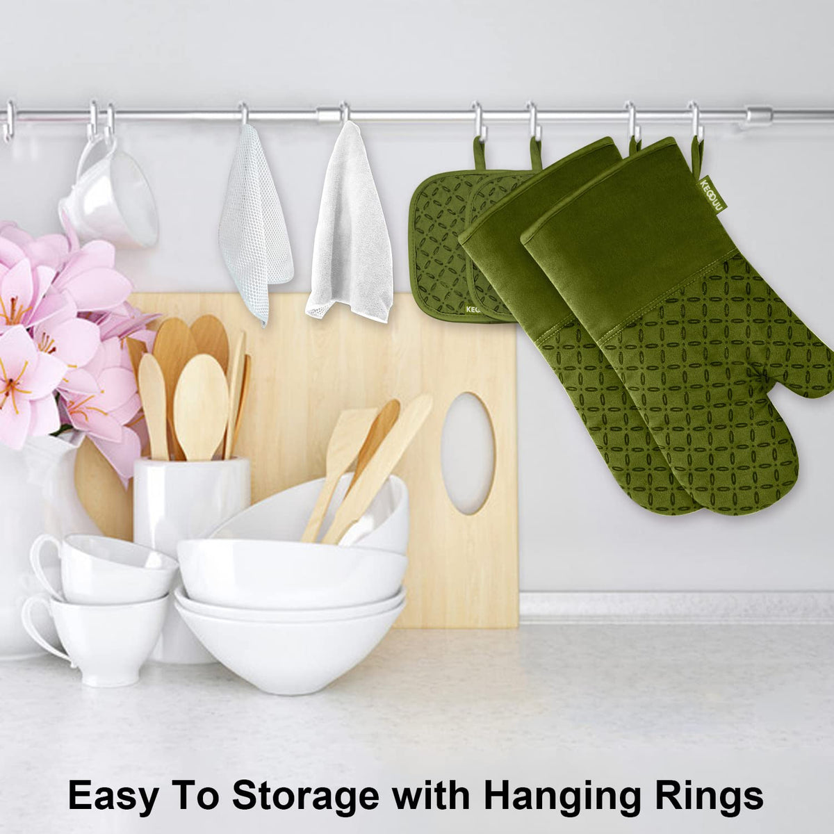 KEGOUU rope storage design keeps the set neatly hung