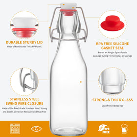 Keigocare labels pack keeps bottles organized for labeling.