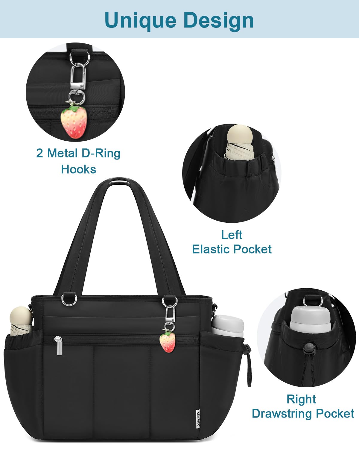 KEILAICO lunch box insulation closeup reveals a 5mm insulated layer that keeps meals warm