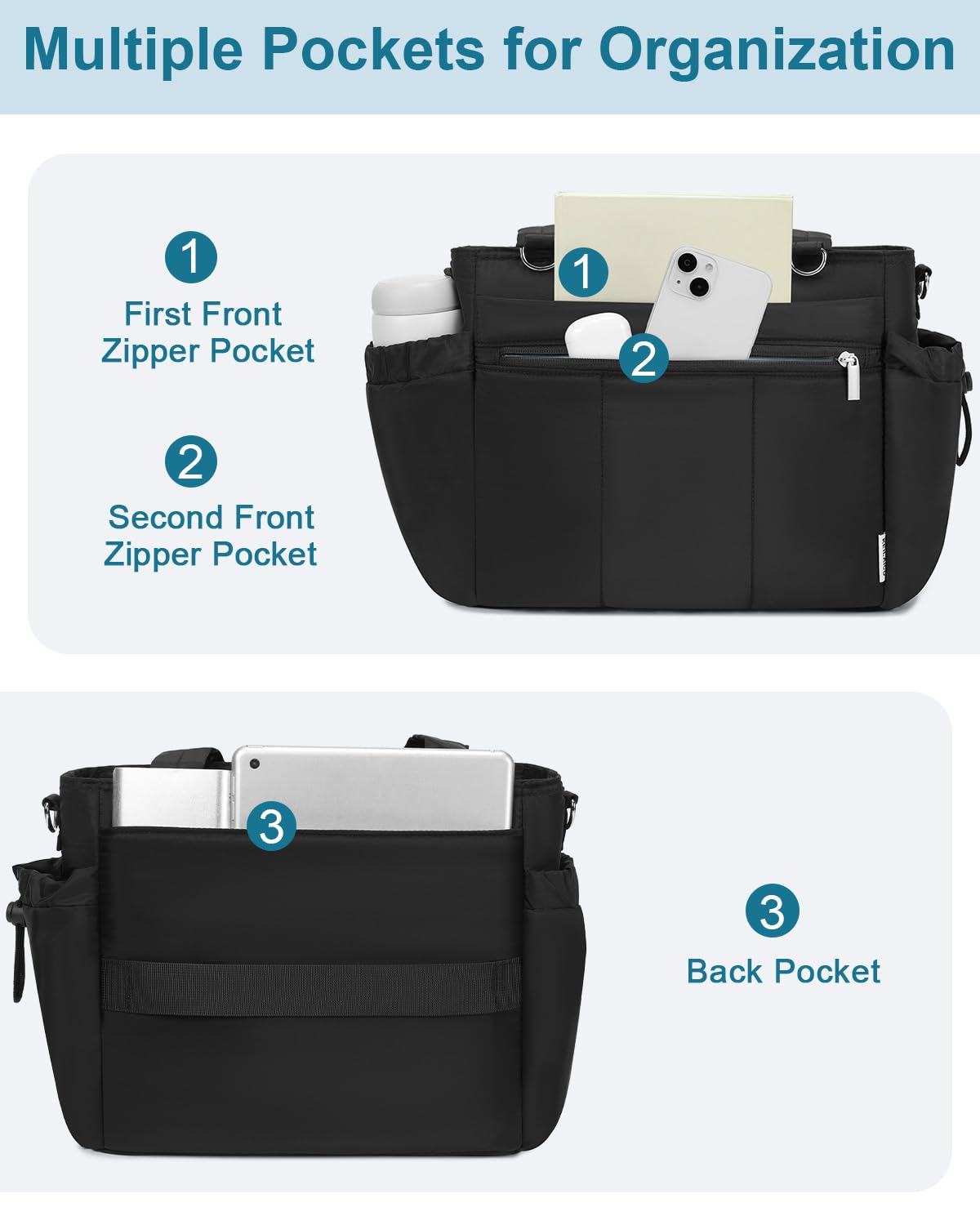 KEILAICO lunch box adjustable strap with pad demonstrates comfortable carrying