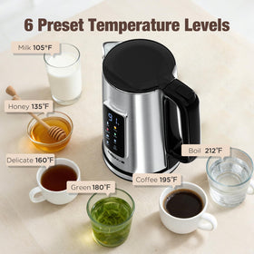 KEINVE stainless interior ensures pure water taste during boiling