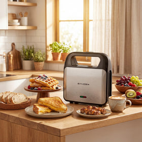 KEINVE 750W heating delivers quick, even cooking across plates.