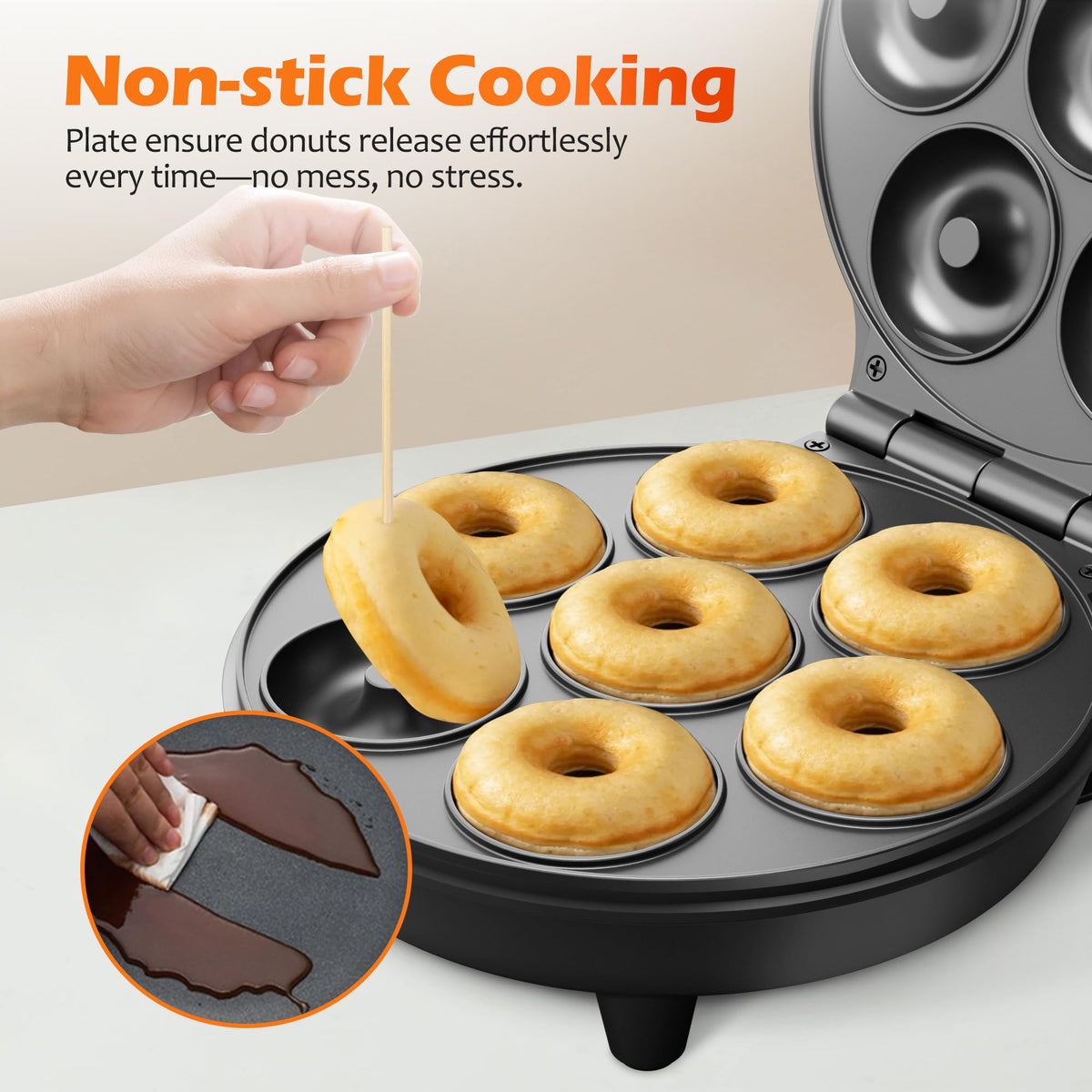  KEINVE donuts on plate ready for decoration and sharing