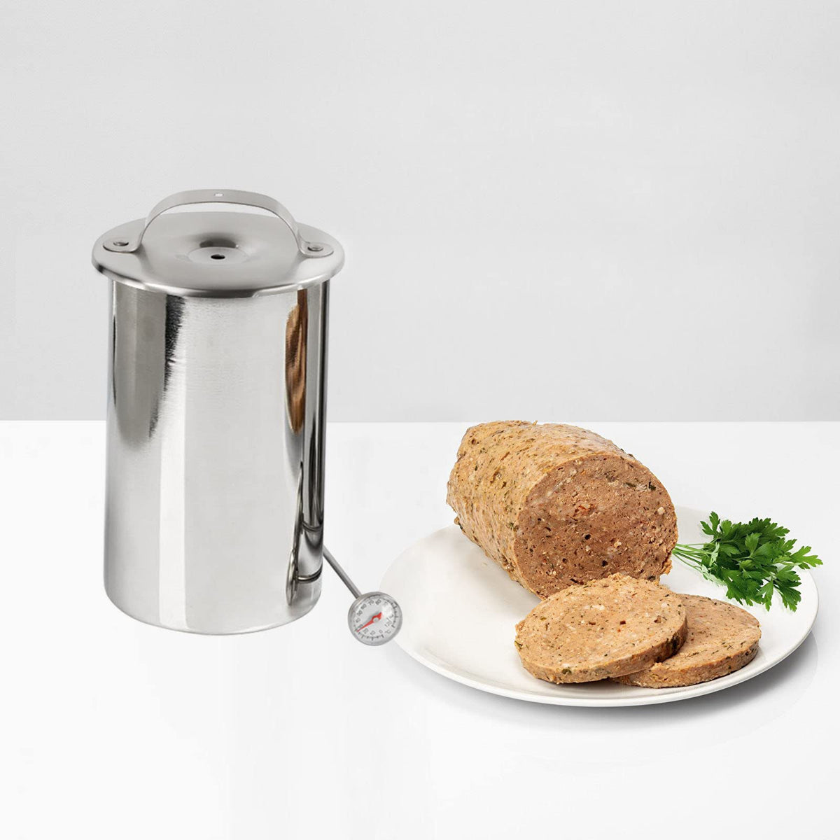 Keissco ham maker dimensions demonstrate compact kitchen-friendly size.