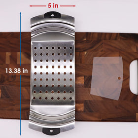 Keissco spaetzle maker dishwasher-safe plane simplifies cleaning after cooking.