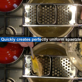 KEISSCO spider strainer stainless steel for quick lifting and draining.