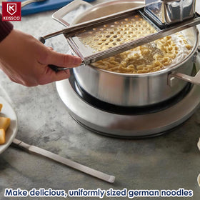 KEISSCO stainless steel construction ensures durable kitchen tool.