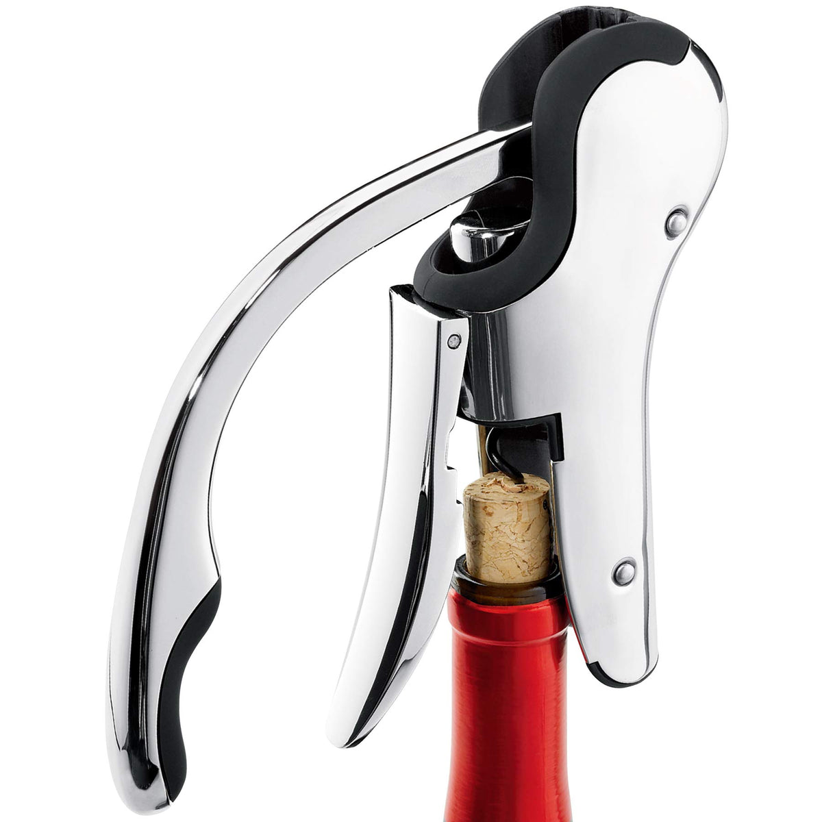 KEISSCO corkscrew removes natural and synthetic corks with minimal effort