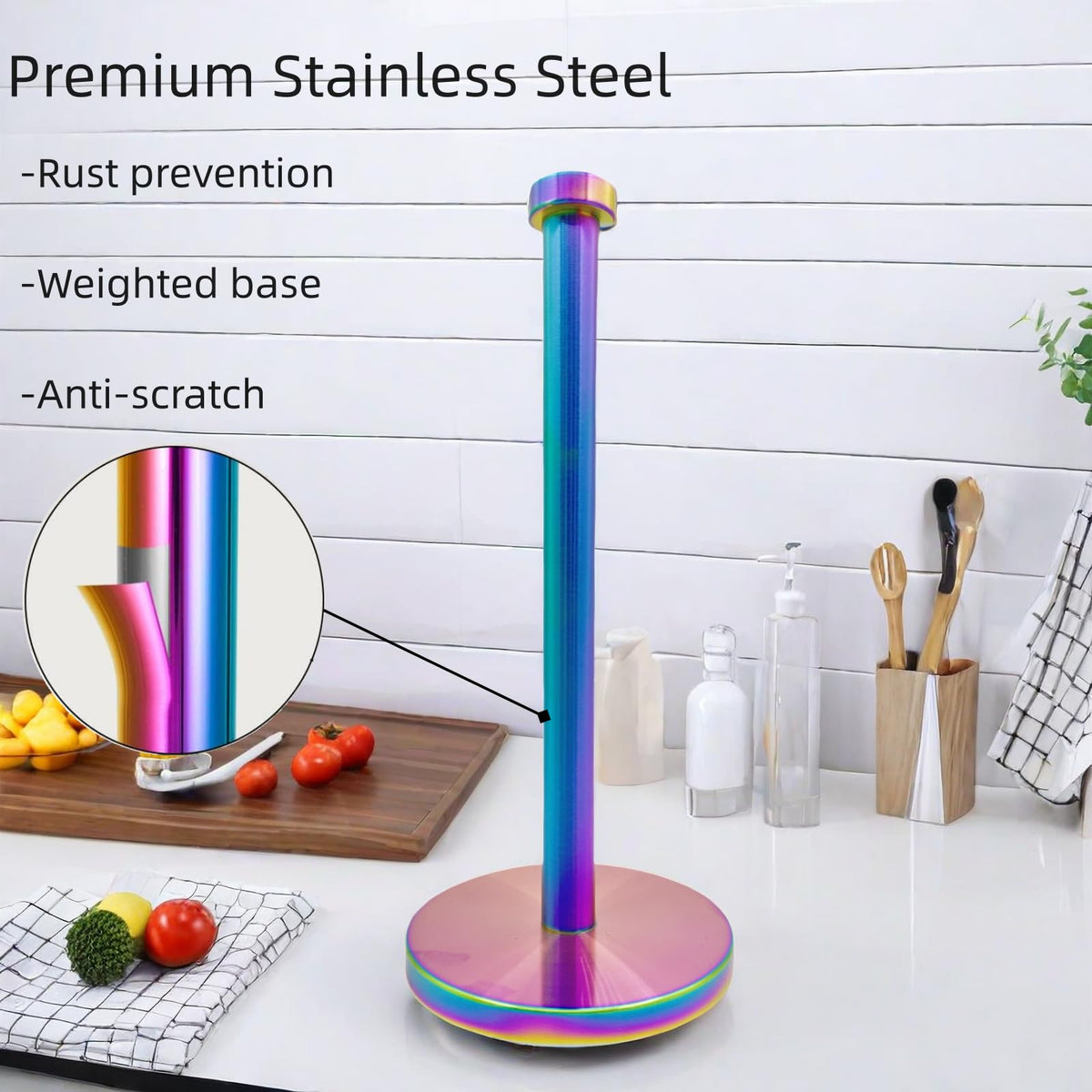 Keiwhsly rainbow holder base detail highlighting stability