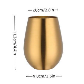 Versatile Keiwhsly cups for juice, cocktails, or desserts.