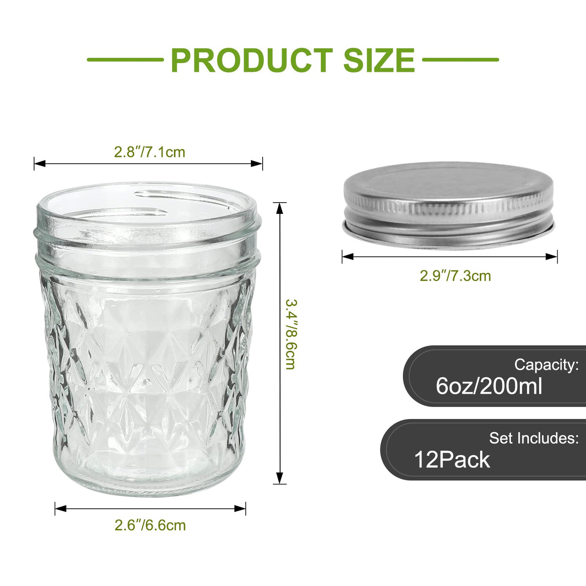 Keketin wide-mouth 200 ml jar shown for easy filling and storage.