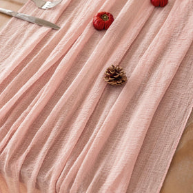 Keketoarrange pink table runner with boho vibe complements baby showers