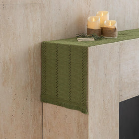 Keketoarrange rustic coffee table dresser scarf enhancing everyday decor